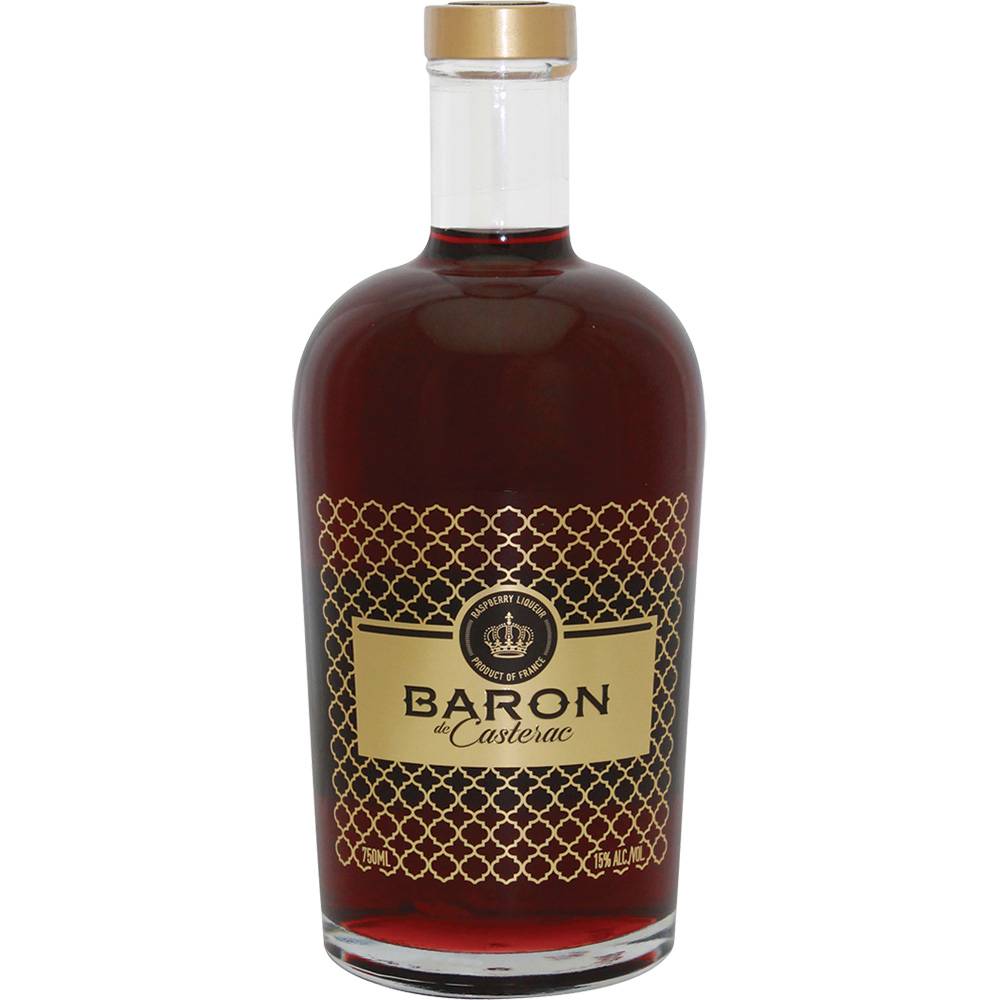 Baron de Casterac Cordials Schnapps Raspberry Liqueur (750 ml)