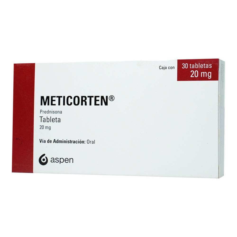 Aspen meticorten prednisona tabletas 20 mg (30 piezas)