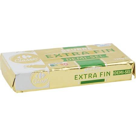 Carrefour Classic' - Beurre extra-fin demi-sel
