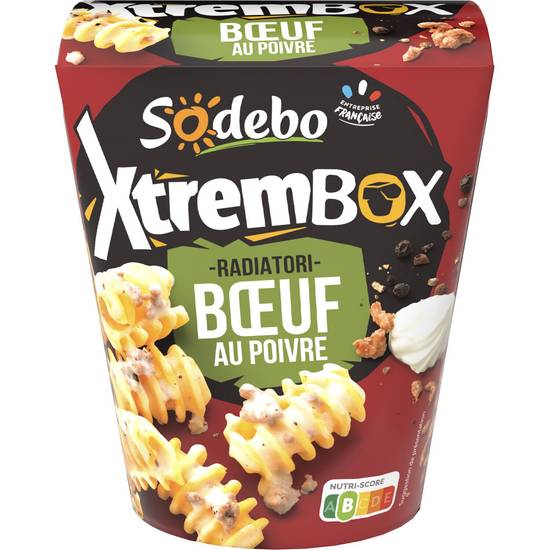 Sodebo - Radiatori bœuf poivre xtrem