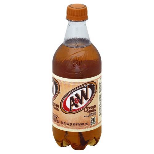 A&W Cream Soda With Aged Vanilla (20 fl oz)