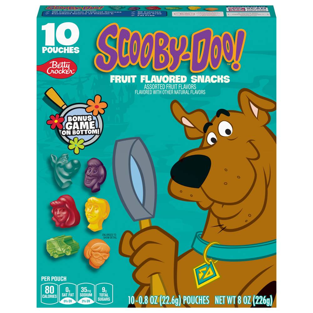 Betty Crocker Scooby-Doo! Fruit Snacks (0.8 oz, 10 ct)