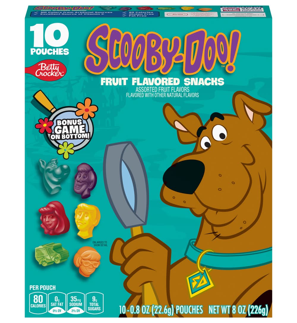 Betty Crocker Scooby-Doo! Fruit Snacks (0.8 oz, 10 ct)