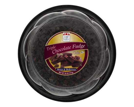 Café Valley · Triple Chocolate Fudge Cake (26 oz)