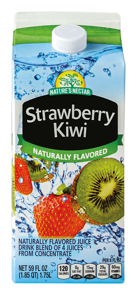 Nature's Nectar Naturally Flavored Juice Drink, Strawberry Kiwi (59 fl oz)