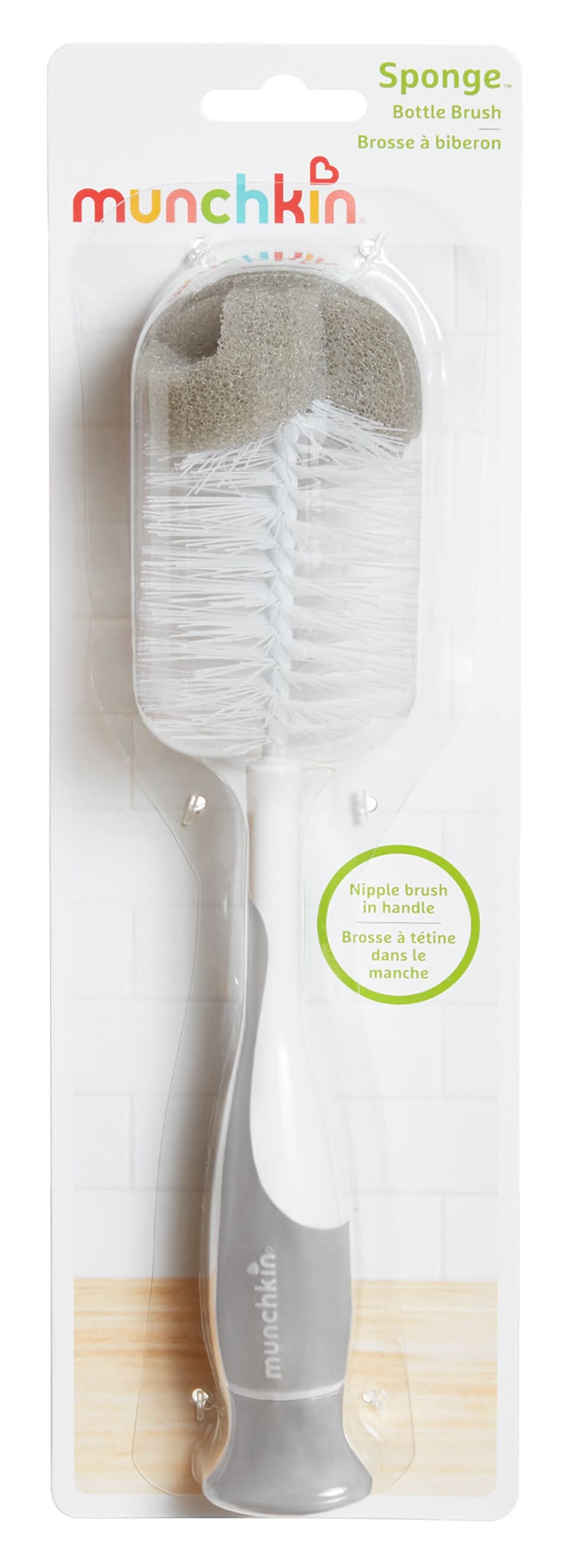 Munchkin Bottle & Nipple Brush, 1 Ct