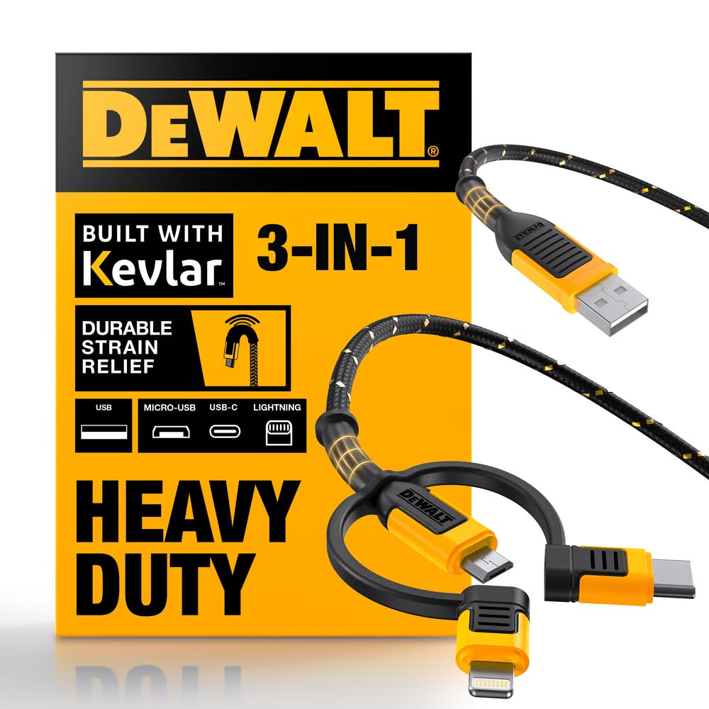 DEWALT 6-ft USB USB-A Black Cable