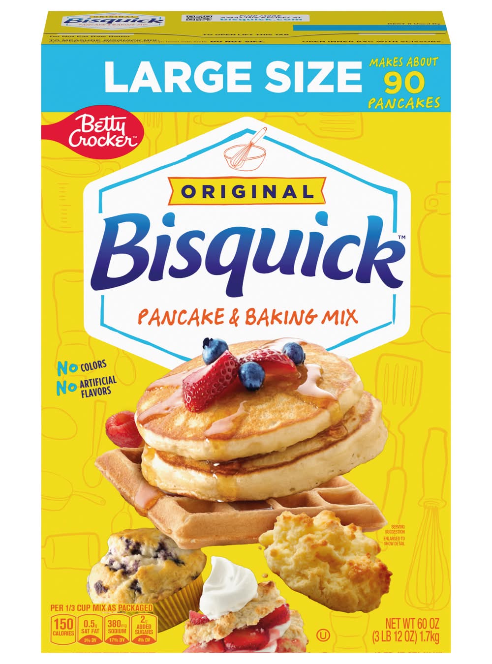 Bisquick Original Pancake & Baking Mix (60 oz)