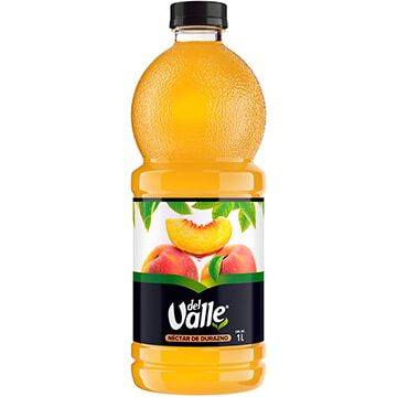 Del valle néctar sabor durazno (botella 1 l)