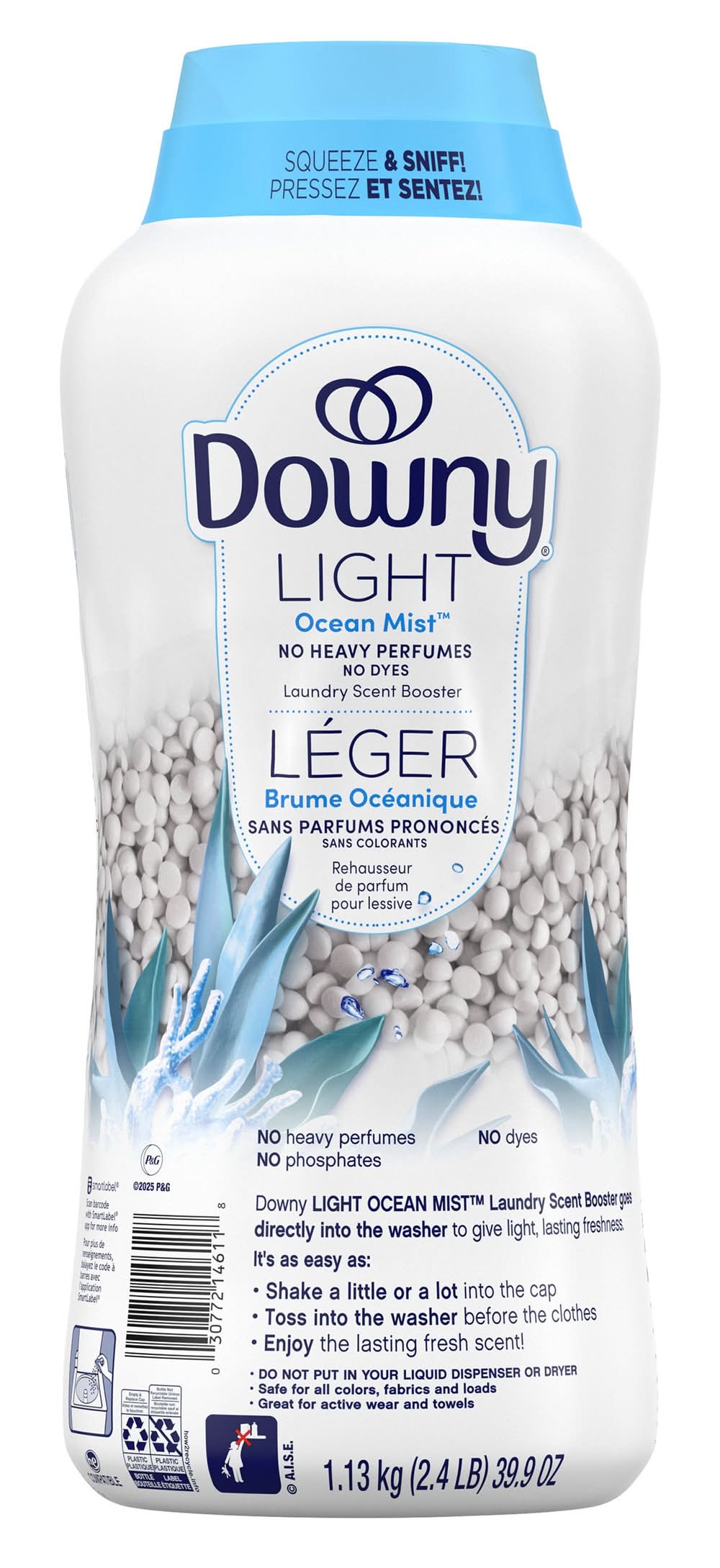 Downy Unstopables - Brume Océanique Rehausseur De Parfum Pour Lessive, 1,13 Kg / Downy Unstopables Ocean Mist In-Wash Scent Booster Beads, 1.13 Kg
