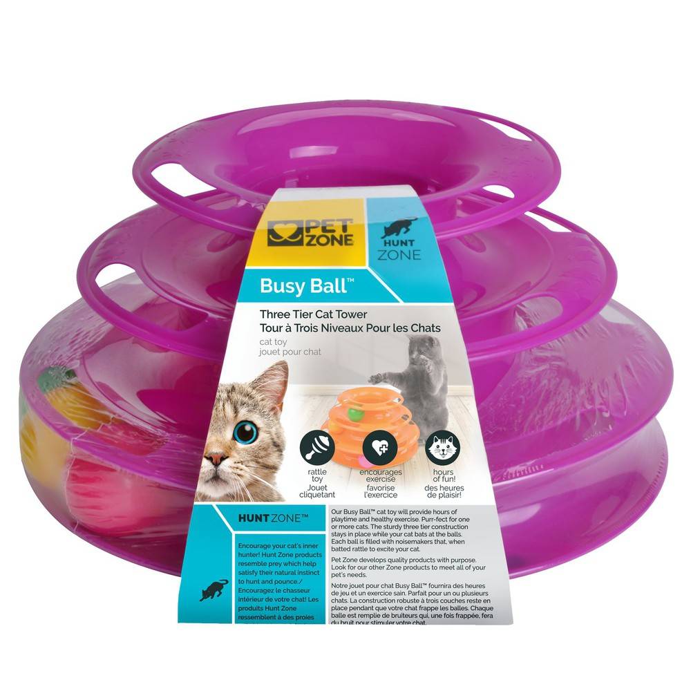 Pet Zone Busy Ball Three Tier Cat Tower Toy Delivery Near Me Order