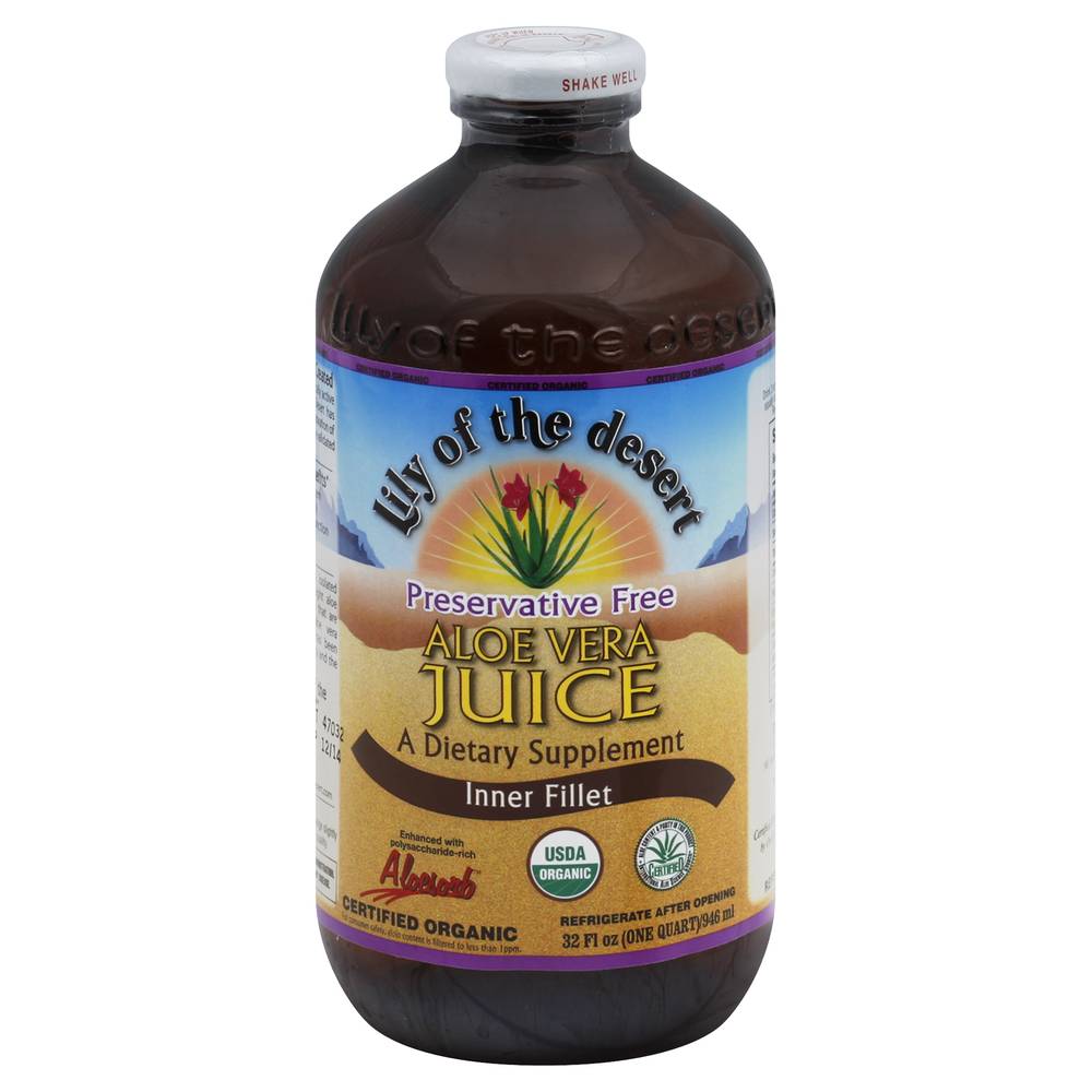 Lily Of the Desert Preservative Free Inner Fillet Aloe Vera Juice (32 fl oz)