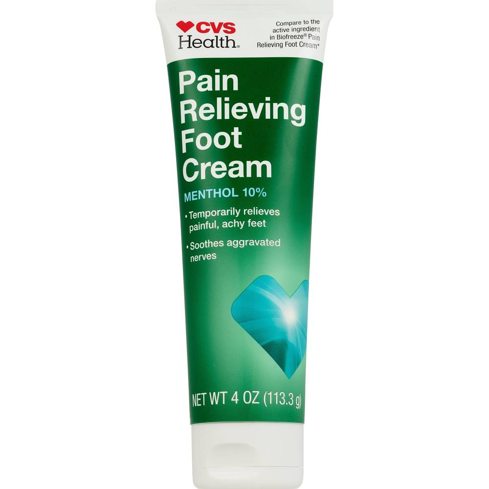 CVS Health Pain Relieving Foot Cream (4 oz)