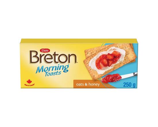 Breton · Toasts matin miel et avoine (250 g) - Morning toasts oat & honey (250 g)