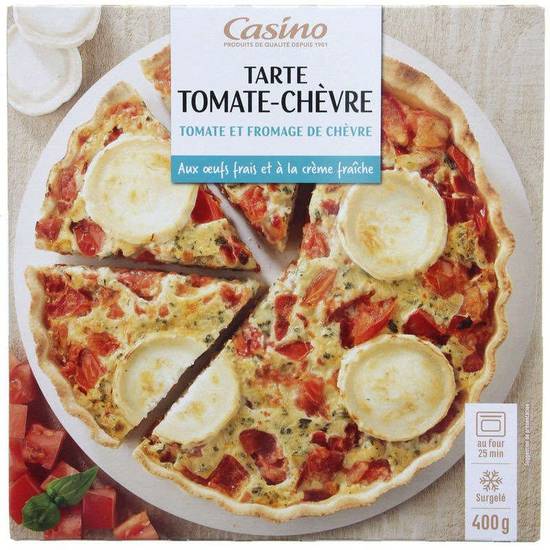Tarte Tomate/Chèvre 400g Casino