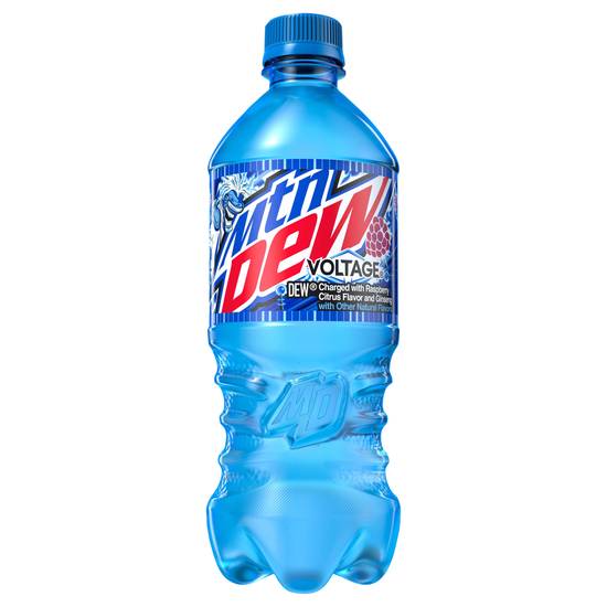 Mtn Dew Voltage Soda (20 fl oz) (raspberry citrus-ginseng)
