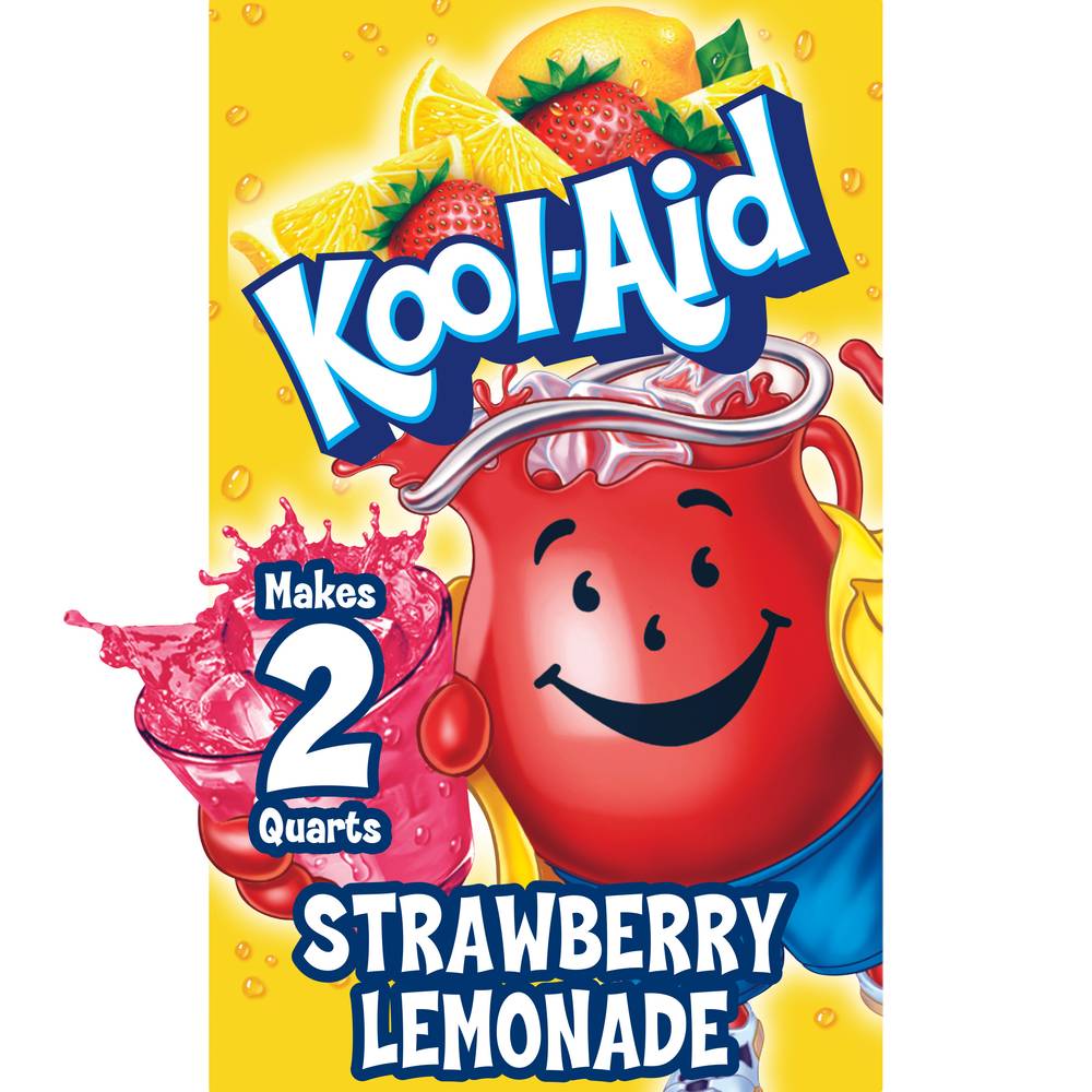 Kool-Aid Strawberry Lemonade Unsweetened Drink Mix (0.19 oz)