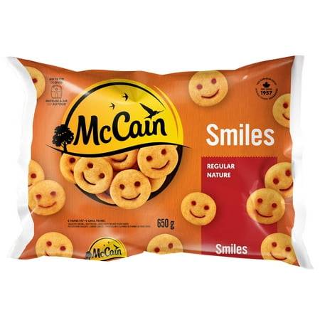 Mccain pommes de terre smilesᴹᴰ mccain (650 g) - smiles shaped potatoes (650 g)