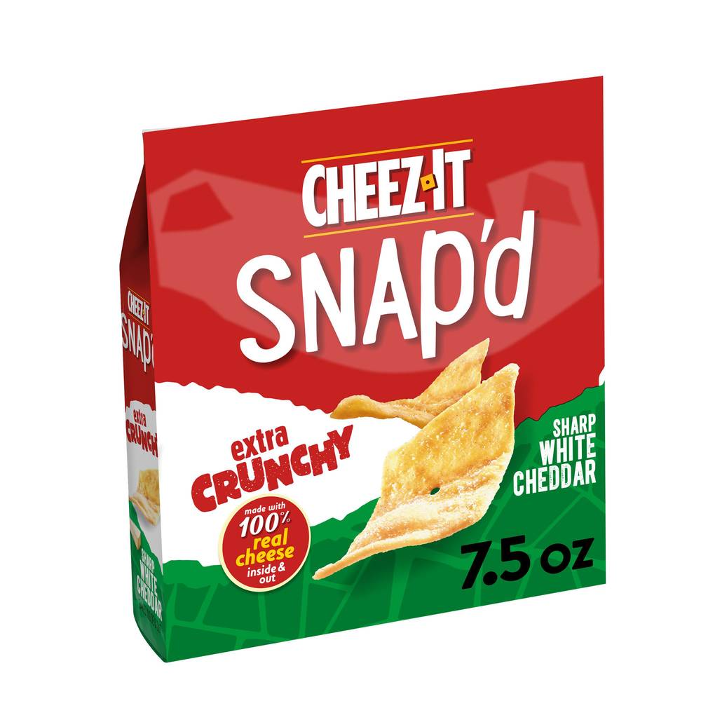 Cheez-It Snap'd Cheese Cracker Chips (sharp white cheddar)