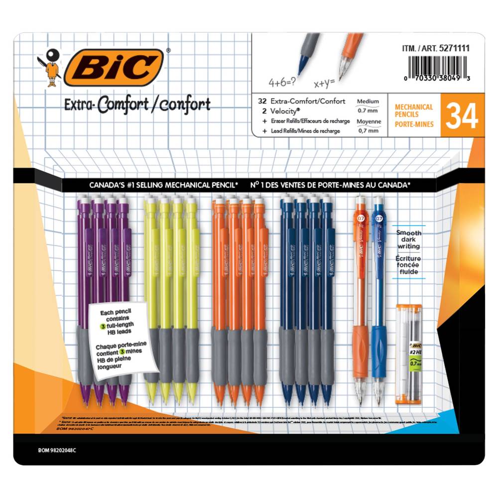 BIC Porte mines (34 units) -  Mechanical pencils (34 units)