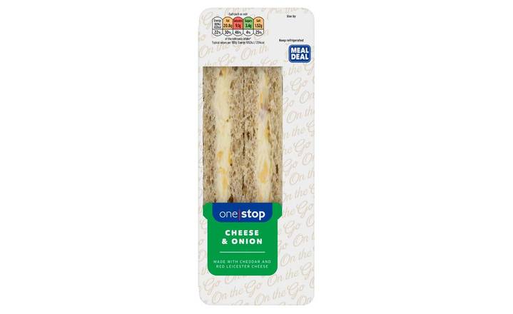 £3.90 Meal Deal: Cheese & Onion Sandwich + Drink + Snack