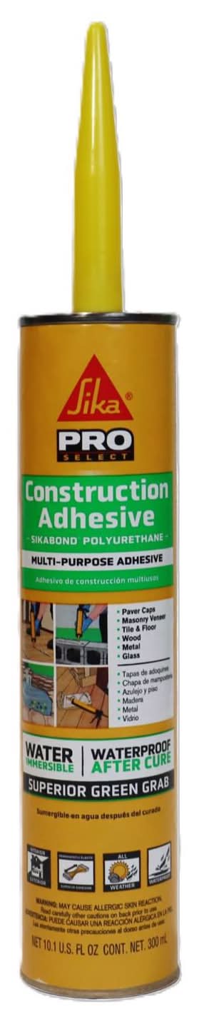 Sika Pro Select Polyurethane Construction Adhesive 10.1 Oz