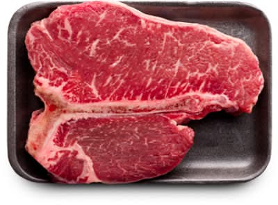 USDA Choice Beef Loin T-Bone Steak Thin (1 lbs)
