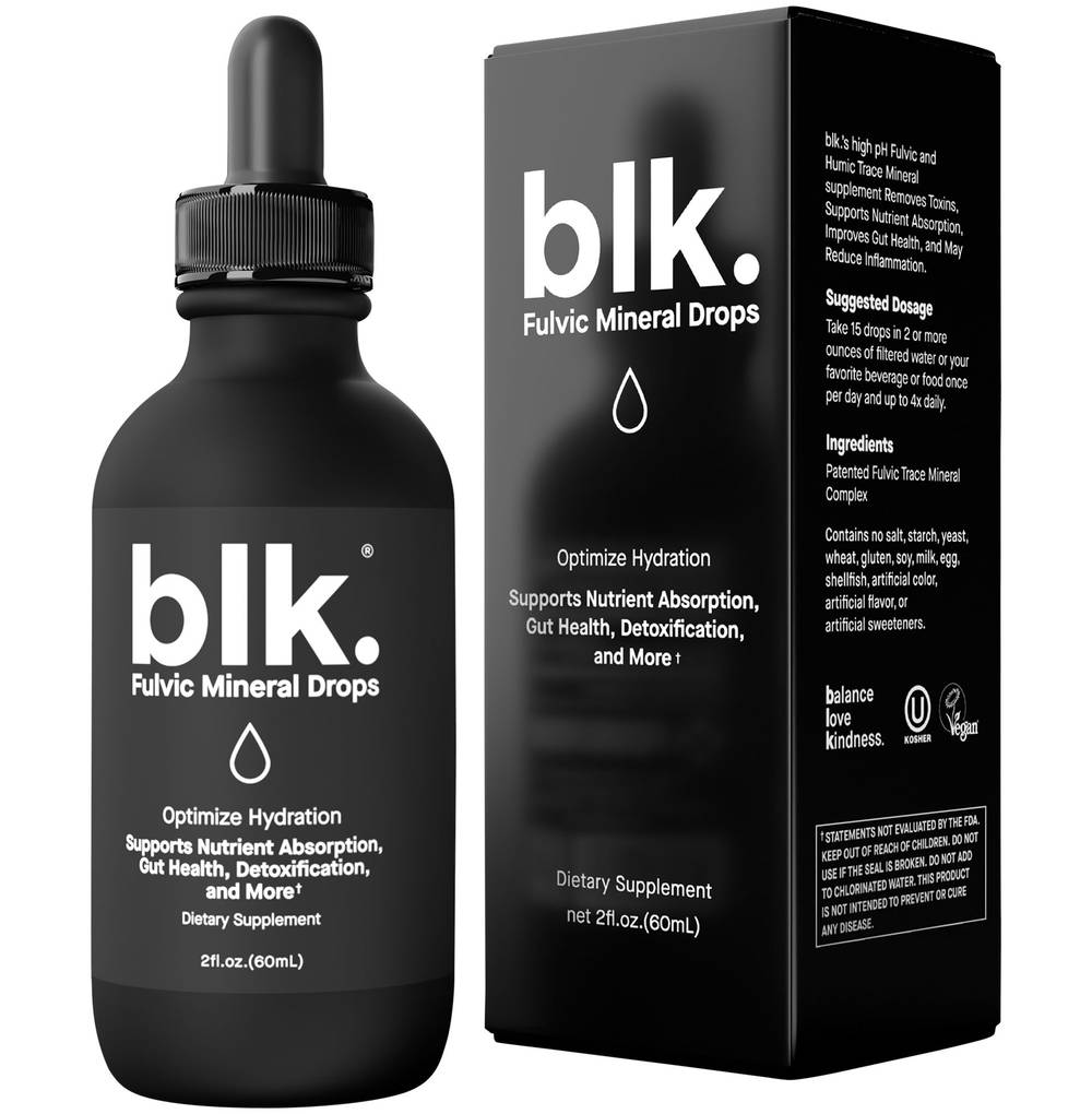BLK Fulvic Mineral Drops Dietary Supplement (2 fl oz)