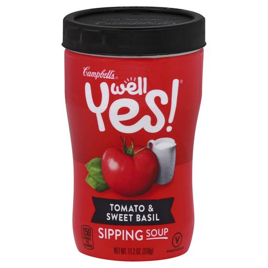 Campbell's Well Yes! Tomato & Sweet Basil Sipping Soup