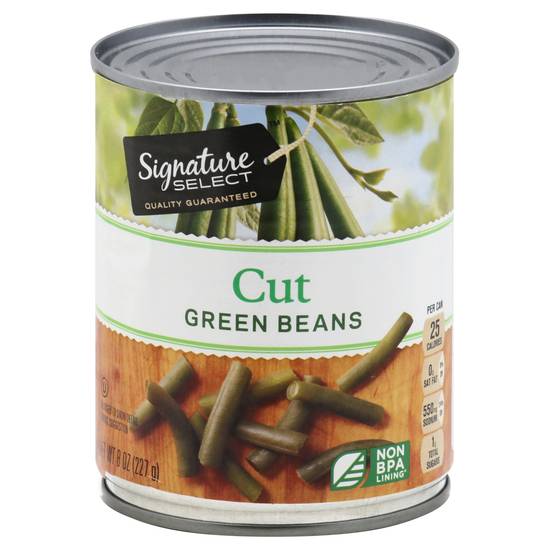 Signature Select Beans Green Cut Can (8.25 oz)