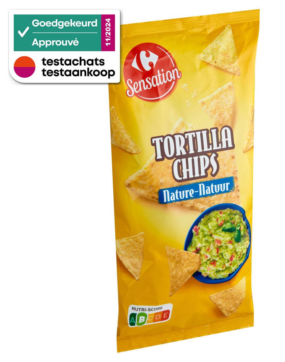 Carrefour Sensation Tortilla Chips Nature 200 g