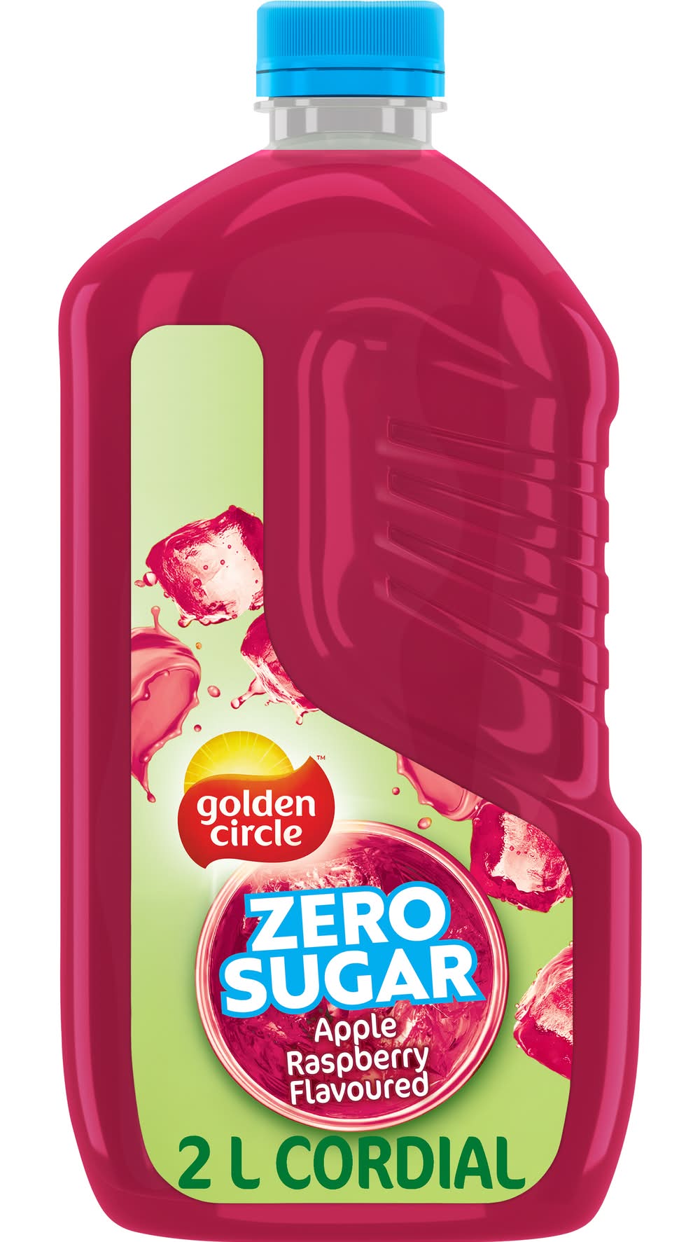 Golden Circle Cool & Refreshing Zero Sugar Cordial, Apple-Raspberry (2L)