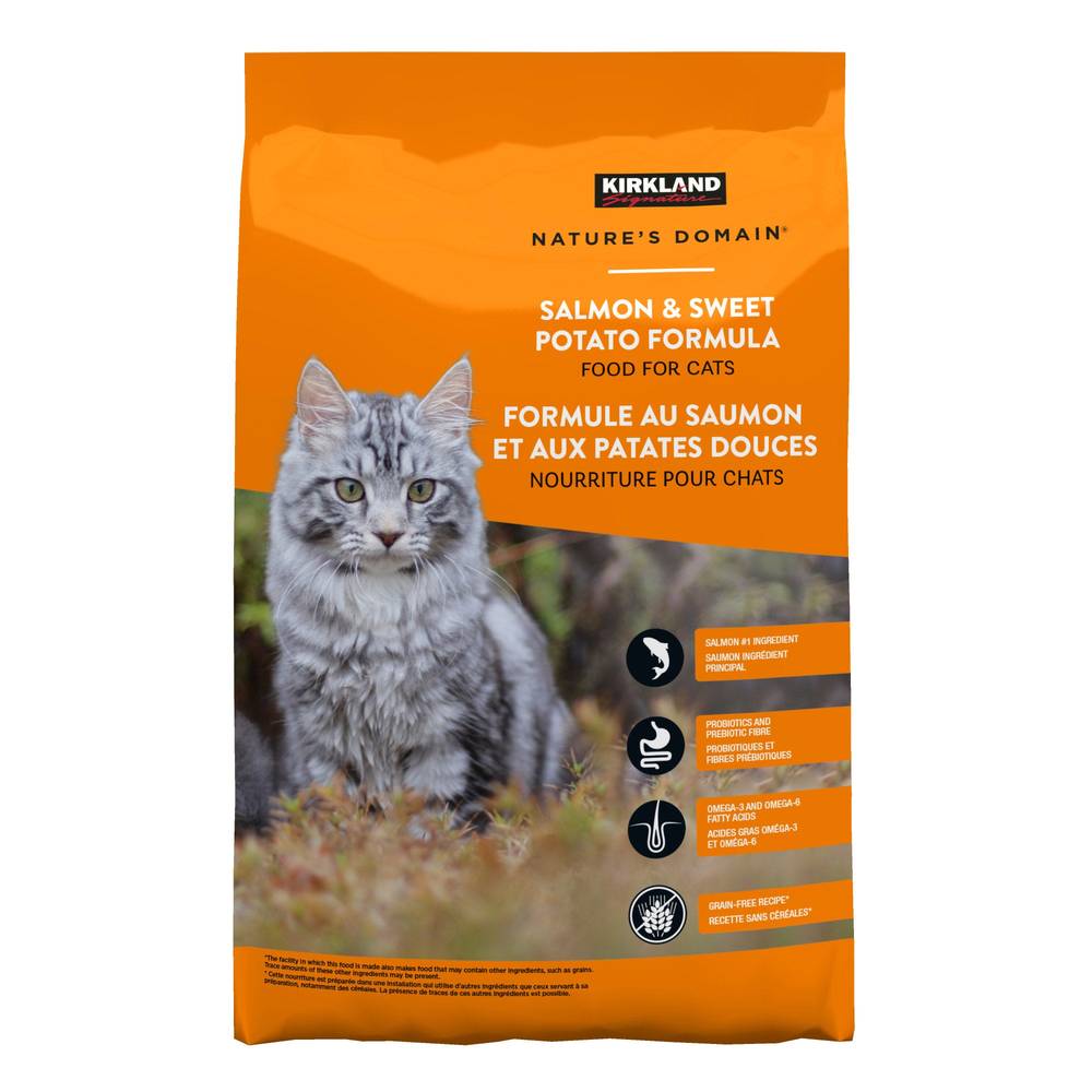 Kirkland Signature Nature'S Domain Formula Cat Food, 8.1 Kg (17.8 Lb.)