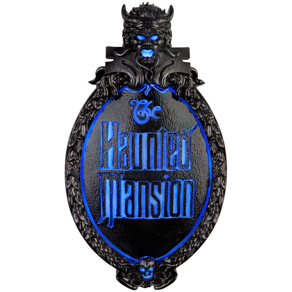 Disney 12-in Musical LED The Haunted Mansion Wall Plaque Decor | 225797