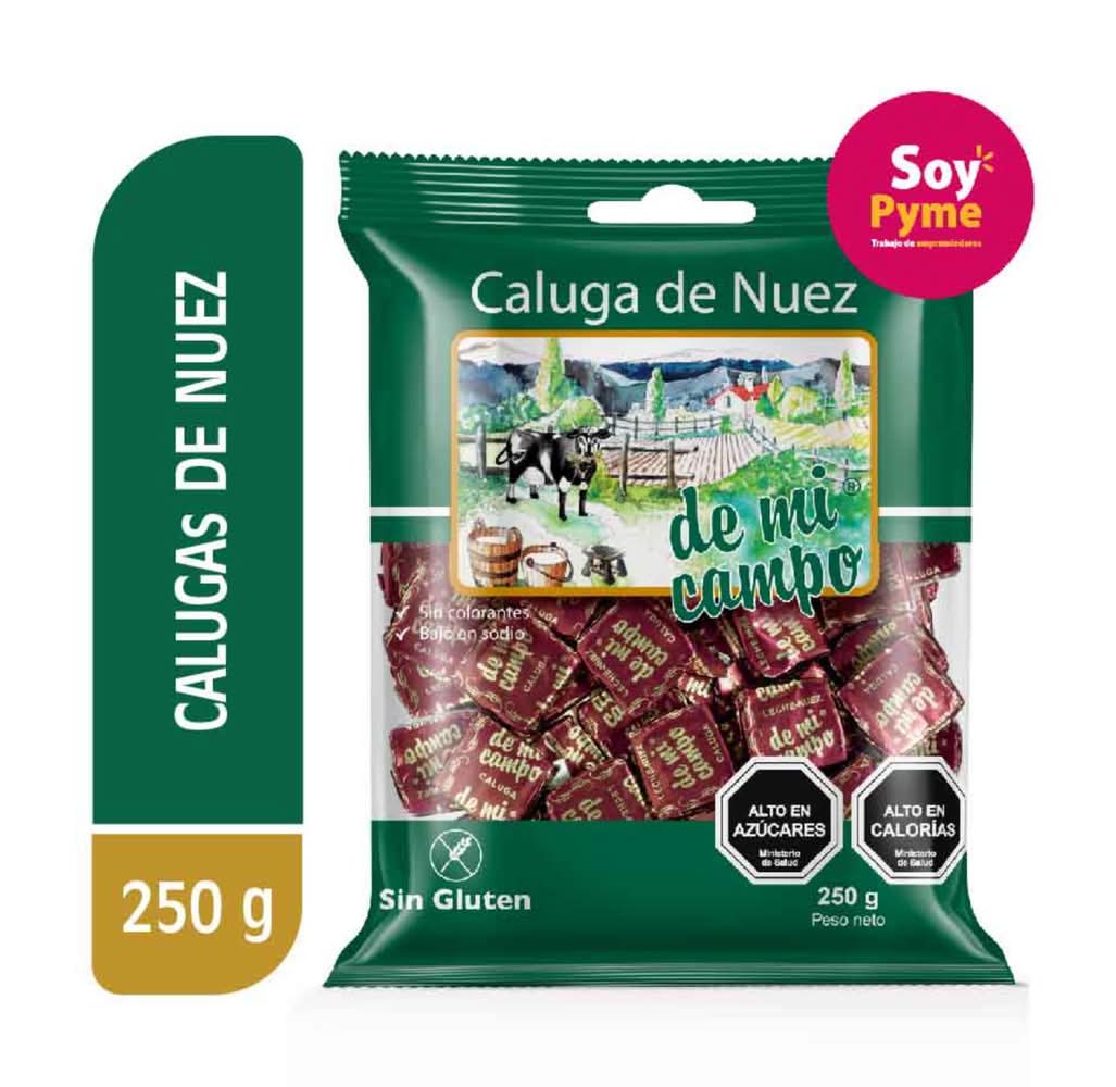 De mi Campo · Calugas de leche sabor nuez (250 g)