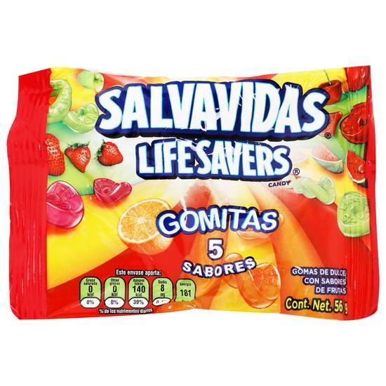 Lifesavers gomitas 5 sabores gummies (bolsa 56 g)