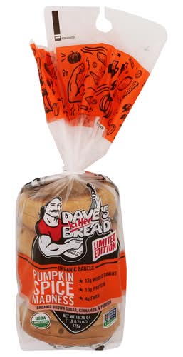 Dave's Killer Bread Organic Pumpkin Spice Madness Bagels
