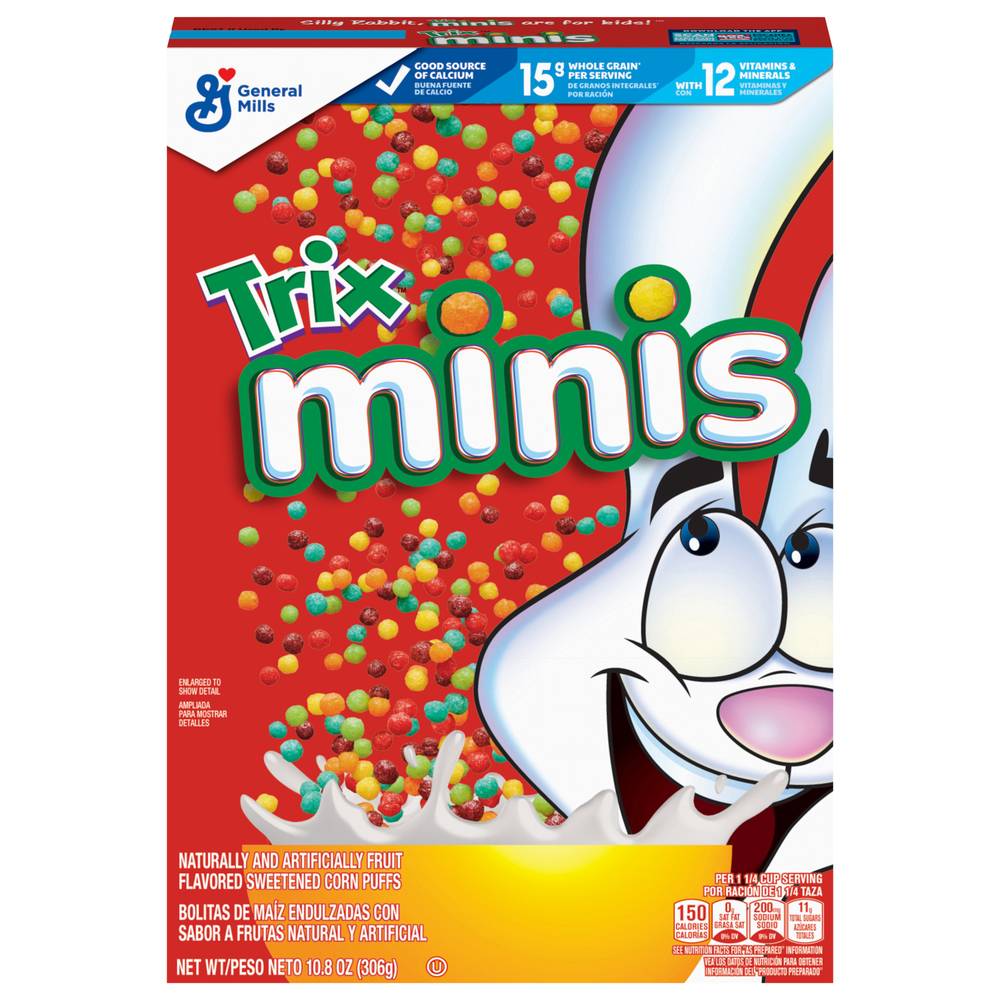 Trix Mini Breakfast Cereal Corn Puffs