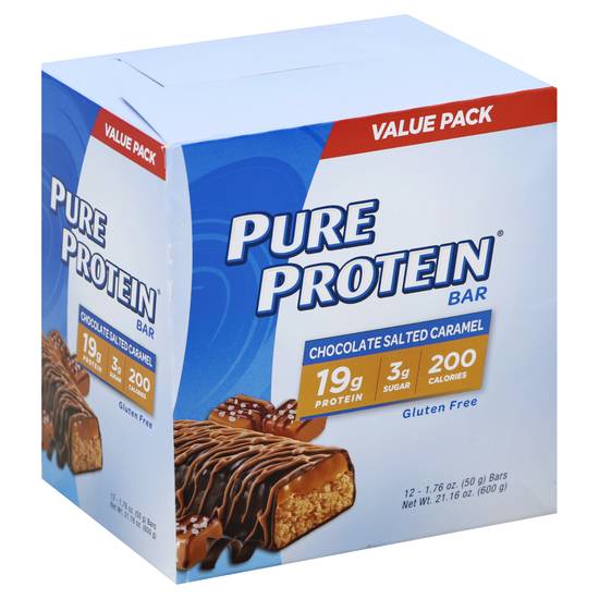 Pure Protein Chocolate Salted Caramel Protein Bar (12 ct)
