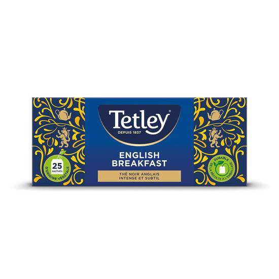 Tetley - -Thé english breakfast ( 25 pièce )
