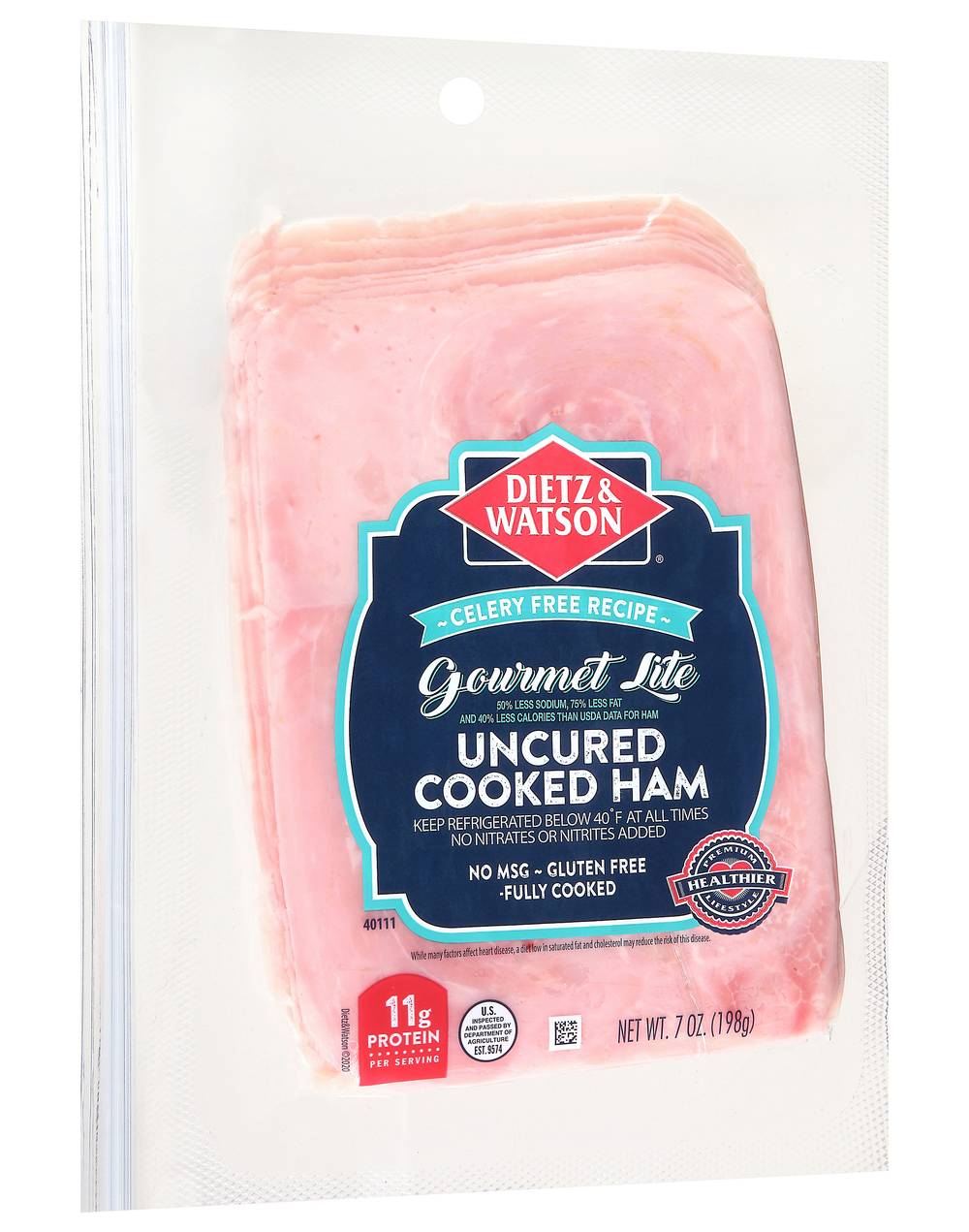 Dietz & Watson Gourmet Lite Cooked Ham (7 oz)