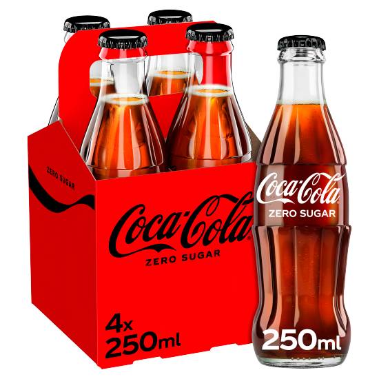 Coca-Cola Zero Sugar (4 x 250ml)