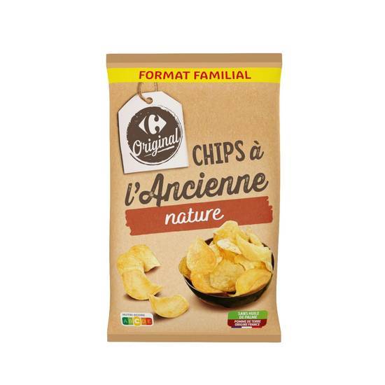 Carrefour Original - Chips à l'ancienne nature