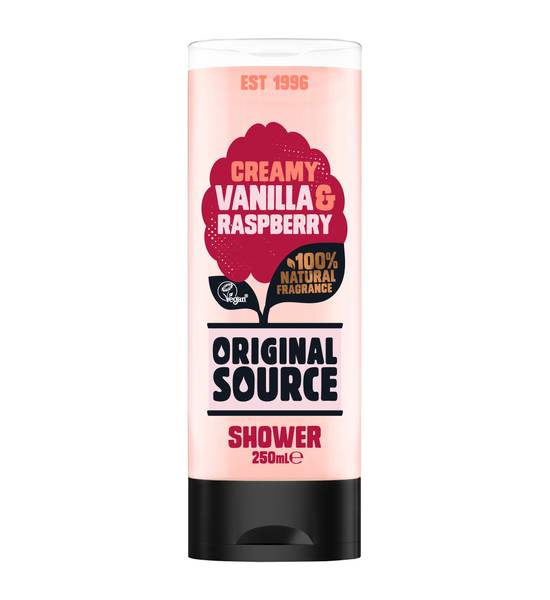 Original Source Body Wash Creamy Vanilla & Raspberry Shower Gel 250mL