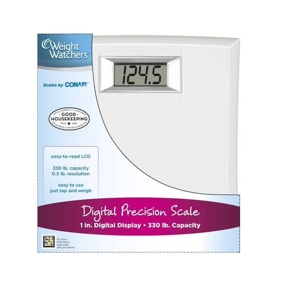 Weight Watchers by Conair Textured Finish Digital Glass Bodyweight Scale in Mint Green