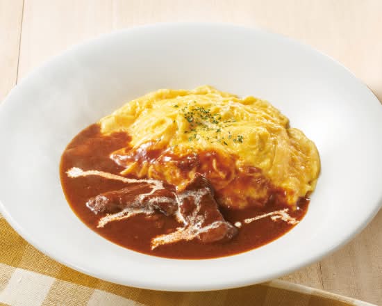 ビーフシチューオムライス