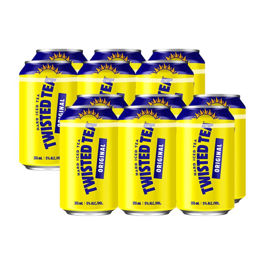 Twisted Tea  (12 Cans, 355ml)