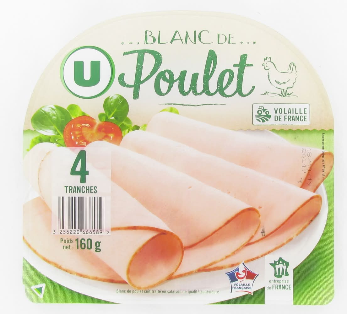 Les Produits U - Blanc de poulet (4)