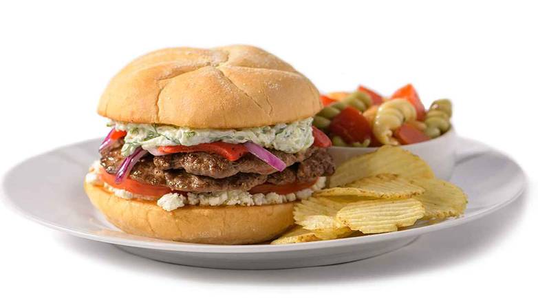 Mediterranean Lamb Burger