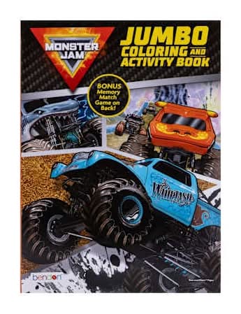 Jumbo Coloring & Activity Book Monster Jam